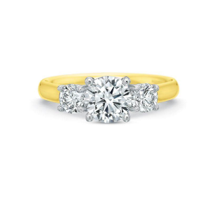 Desiree Three Stone Engagement Ring Setting