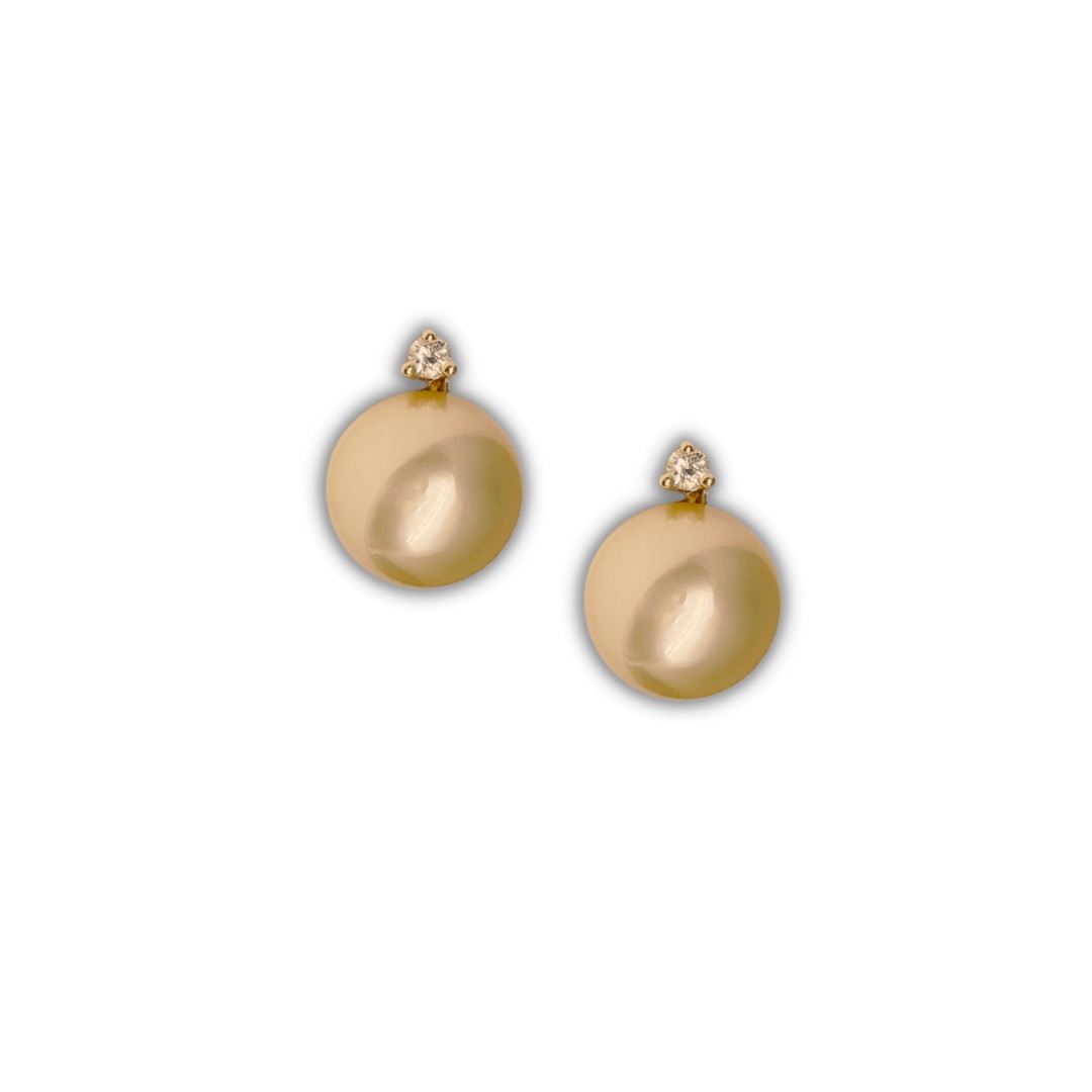 baroque freshwater pearl earrings