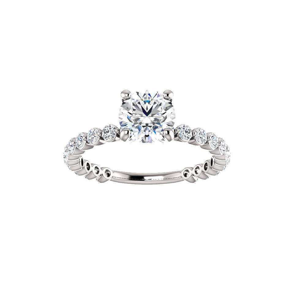 Emerald Baguette Engagement Ring