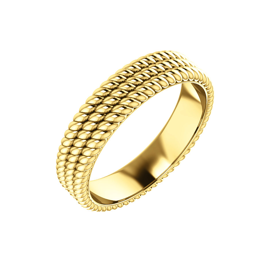 images Layered Gold Rope Band