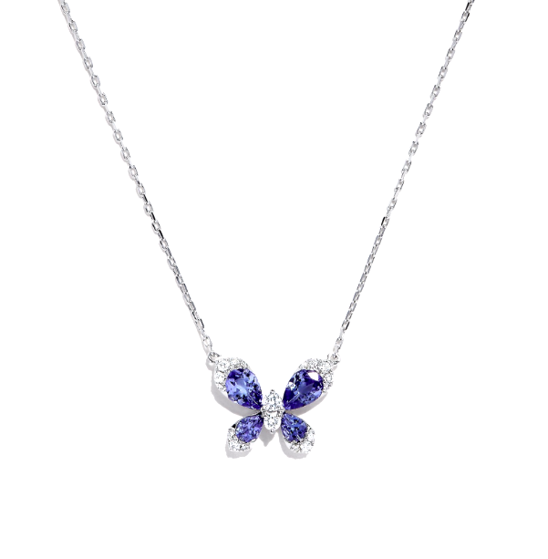 Diamond Flower Pendant
