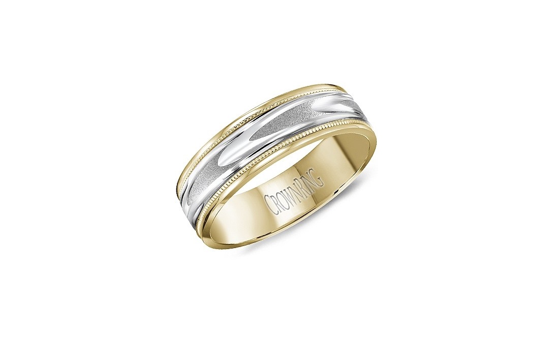 Two Row Diamond Pave Band
