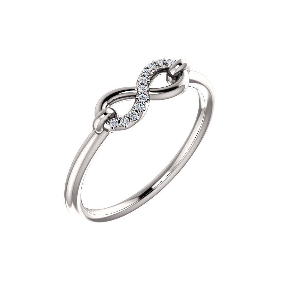 Wave Diamond Ear Climbers