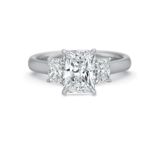 Desiree Radiant Three Stone Engagement Ring
