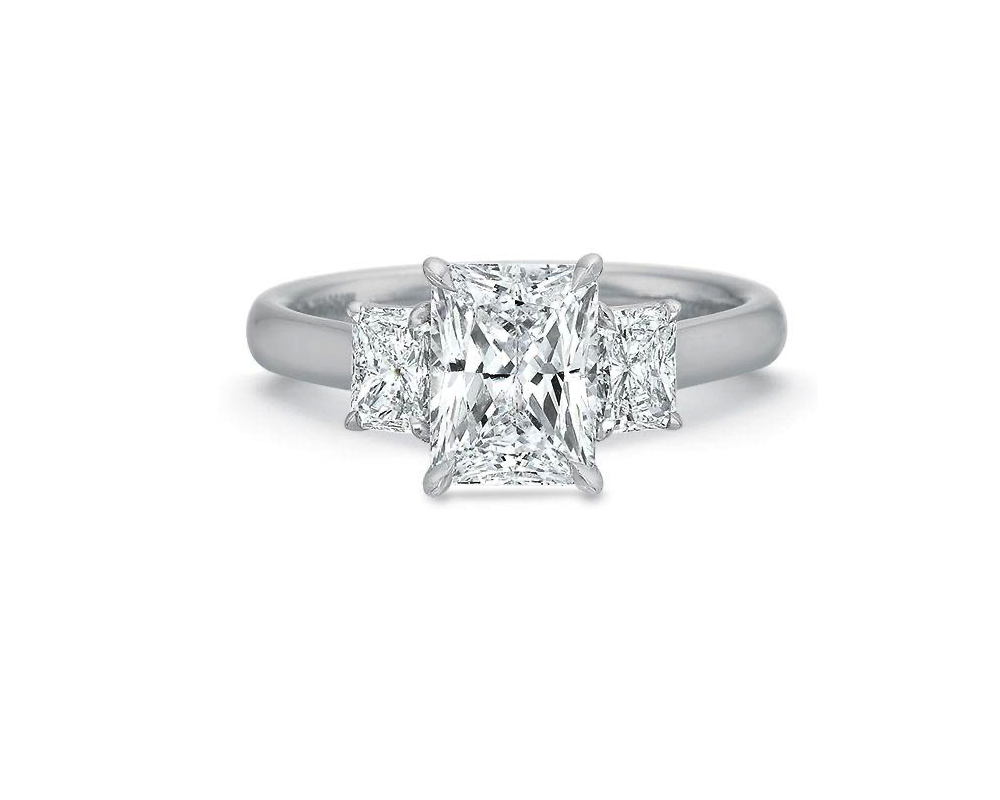 images Desiree Radiant Three Stone Engagement Ring