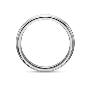 2mm White Gold Men's Wedding Band