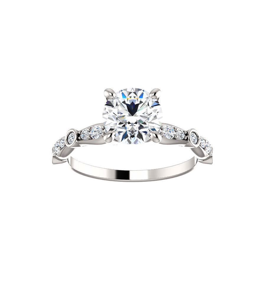 Oval Diamond Eternity Band