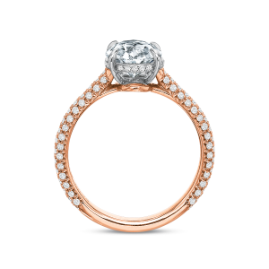Rose Vanessa Oval Diamond Engagement Ring
