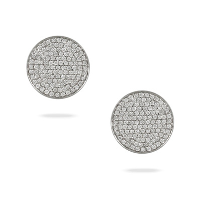 images WHITE GOLD DIAMOND EARRING