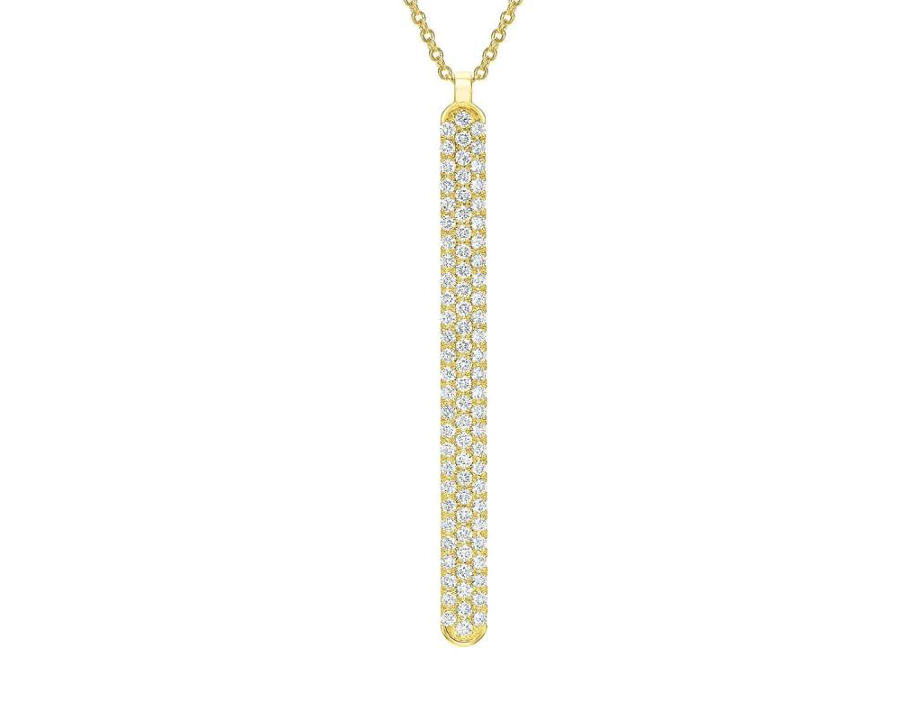 Diamond Bar Necklace