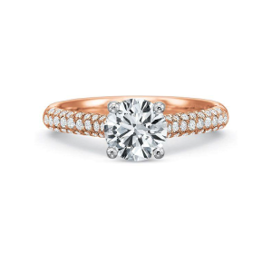 Vanessa Pave Diamond Engagement Ring