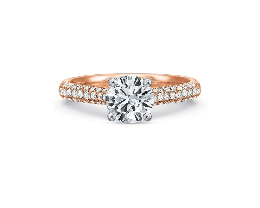 images Vanessa Pave Diamond Engagement Ring