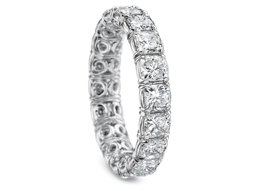 Rose Gold Diamond Eternity Band