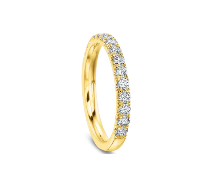 Yellow Gold Diamond Anniversary Band