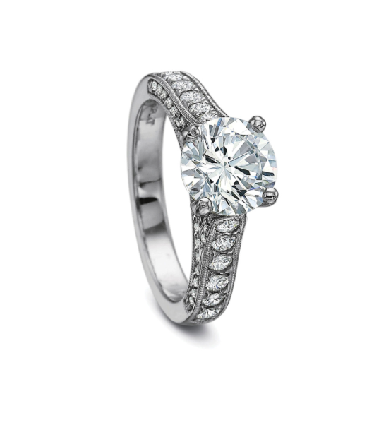 Halo Diamond Engagement Ring