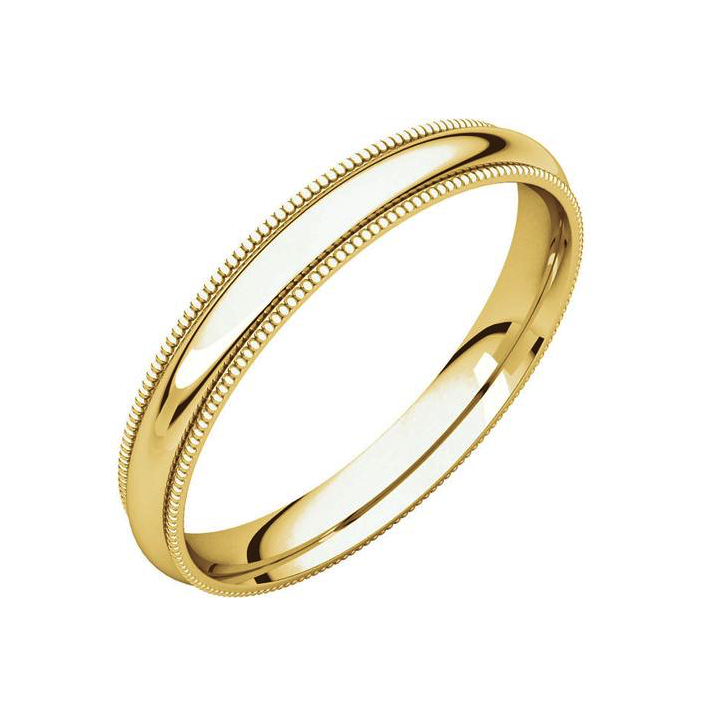 7mm Platinum Men's Wedding Band