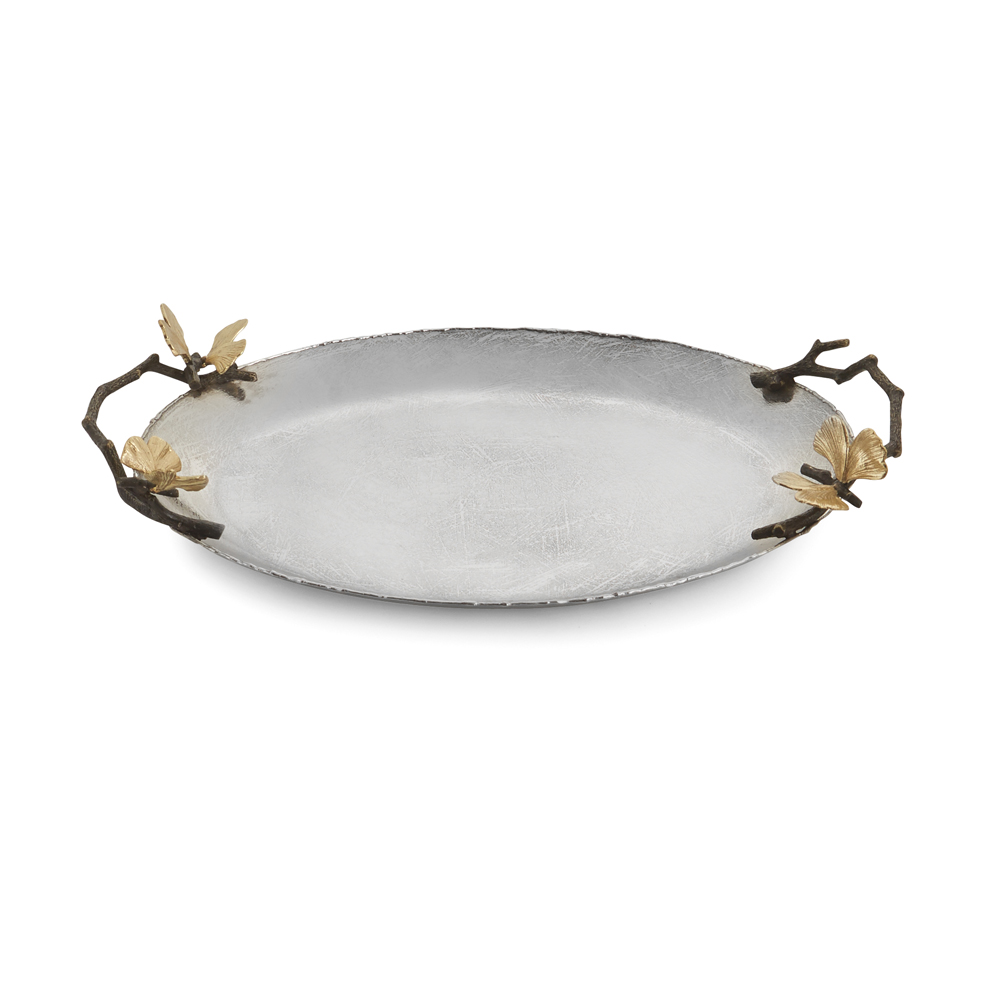 images Butterfly Ginkgo Medium Tray