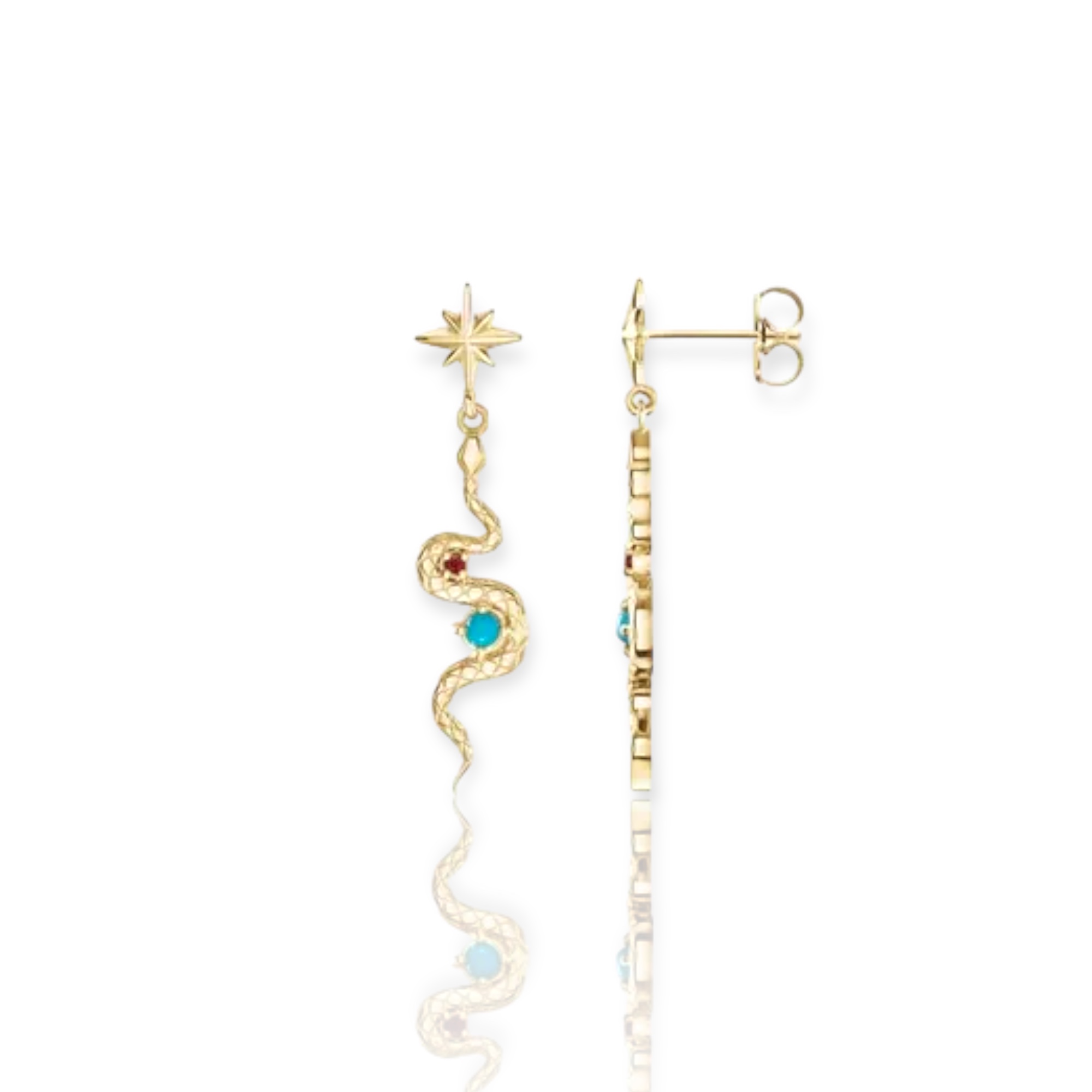 images Snake Earrings