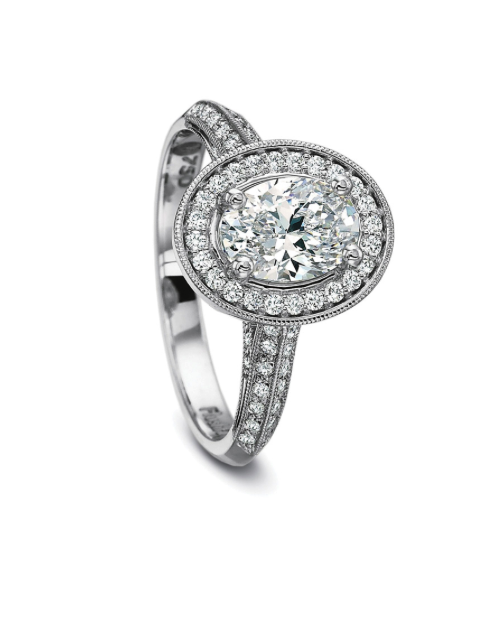 ruby diamond mystery set ring
