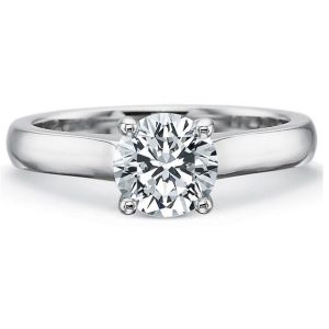 14kt Solitaire Diamond Engagement Ring