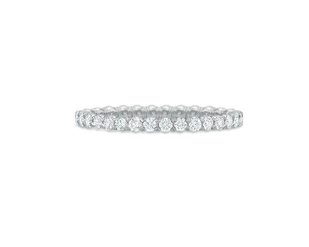 18kt White Gold Diamond Eternity Band