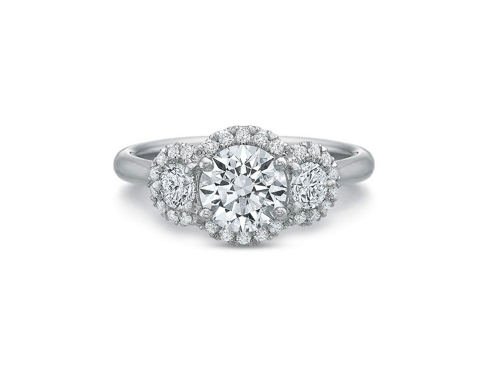 Channel Baguette Round Diamond Band