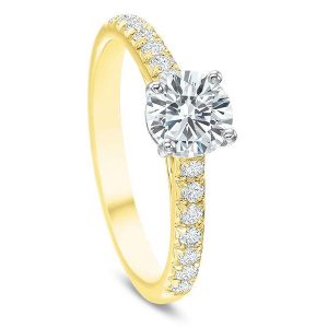 Valentina Diamond Shank Engagement Ring