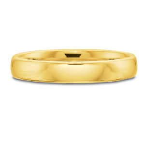 Men's 4mm 18kt Yellow Gold Wedding Band