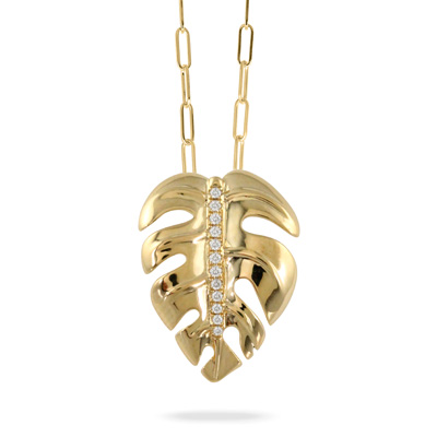 Tropics palm tree pendant