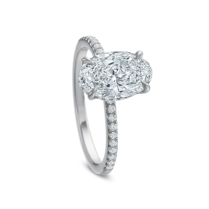 Desiree Oval Diamond Engagement Ring