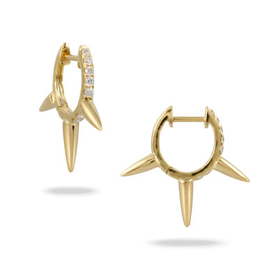 Pave Diamond Earrings