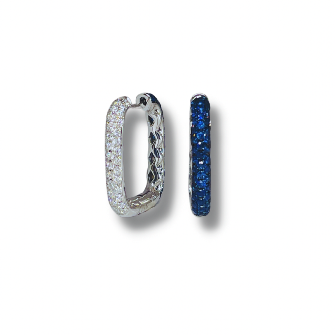 Sapphire Spiral Ring