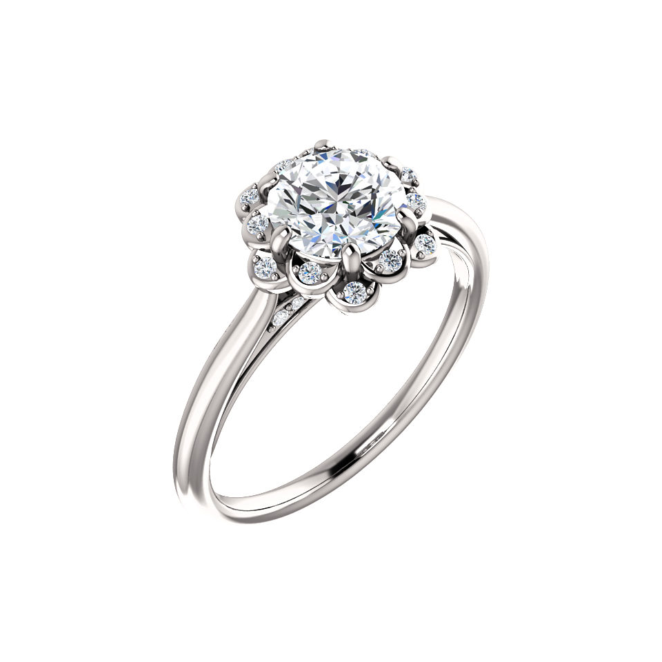Oval Pink Sapphire Halo Ring
