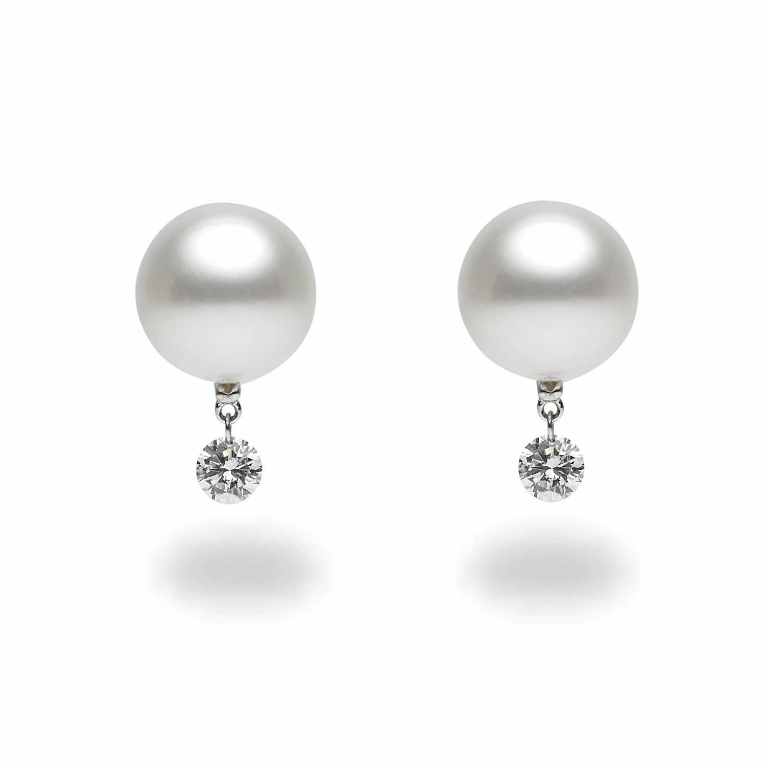 Diamond White South Sea Earrings