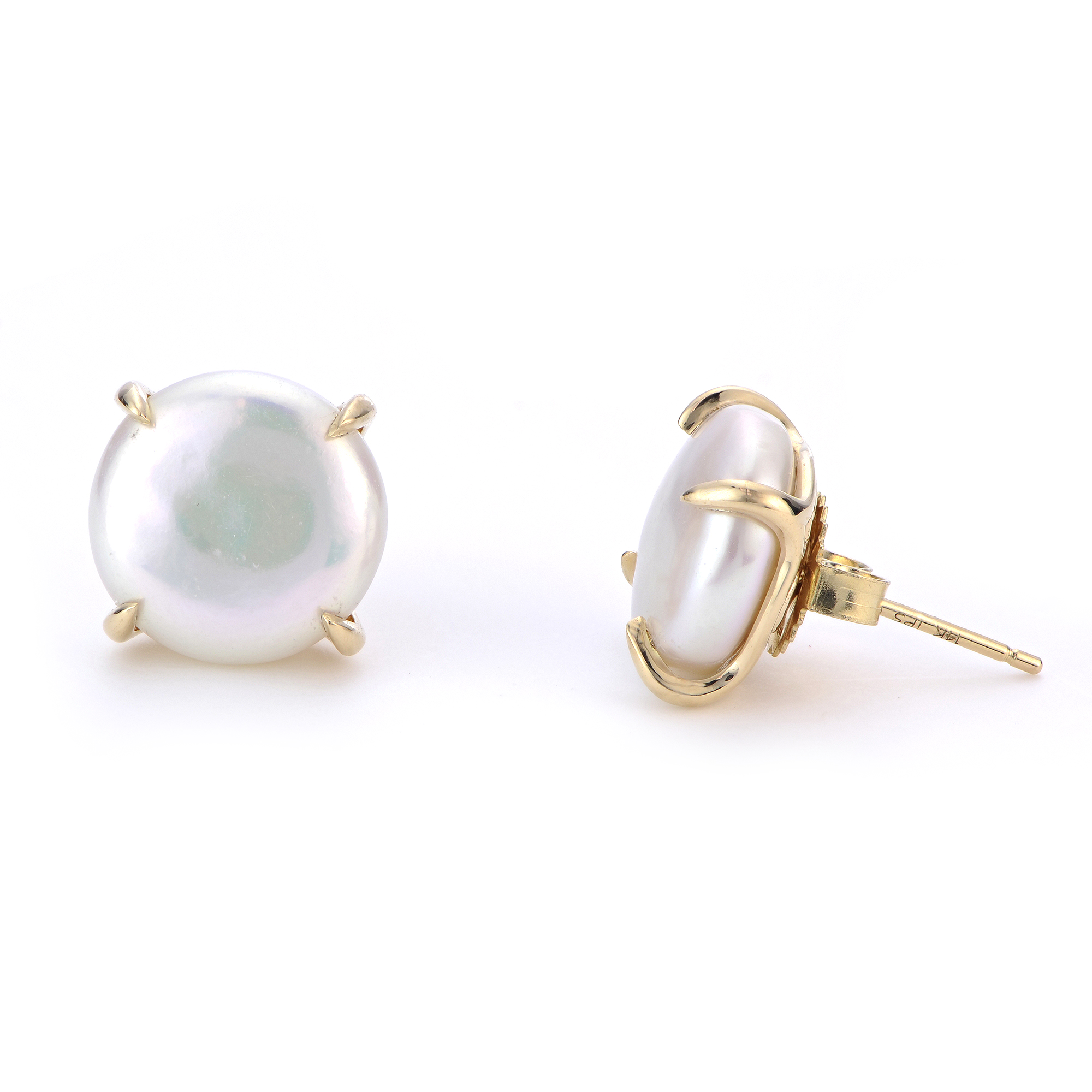 DIAMOND Pearl Earrings
