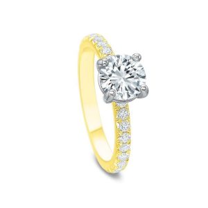 18kt Desiree Solitaire Engagement Ring