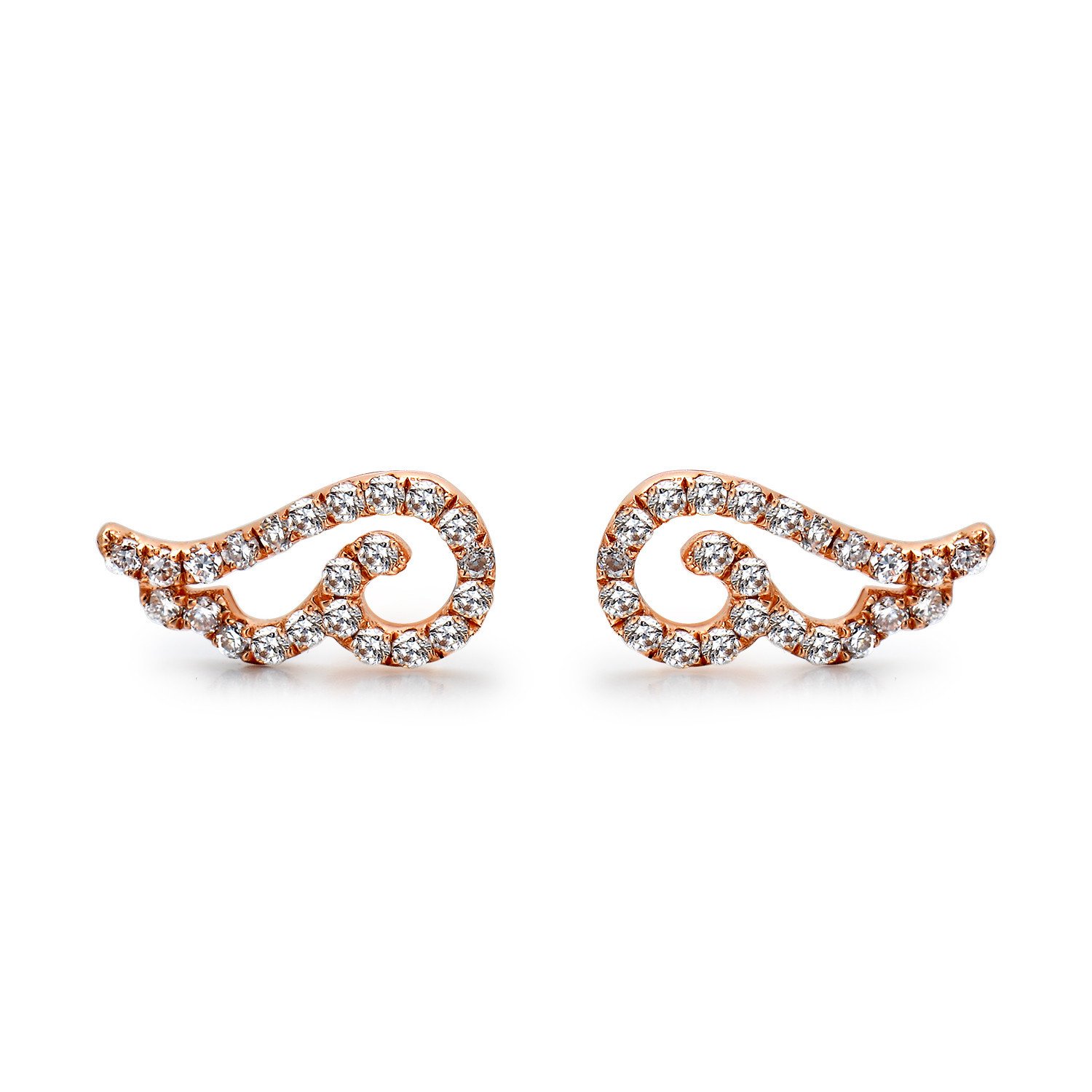 White Gold Akoya Pearl Earrings
