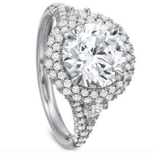 Asscher Diamond Solitaire Engagement Ring Setting