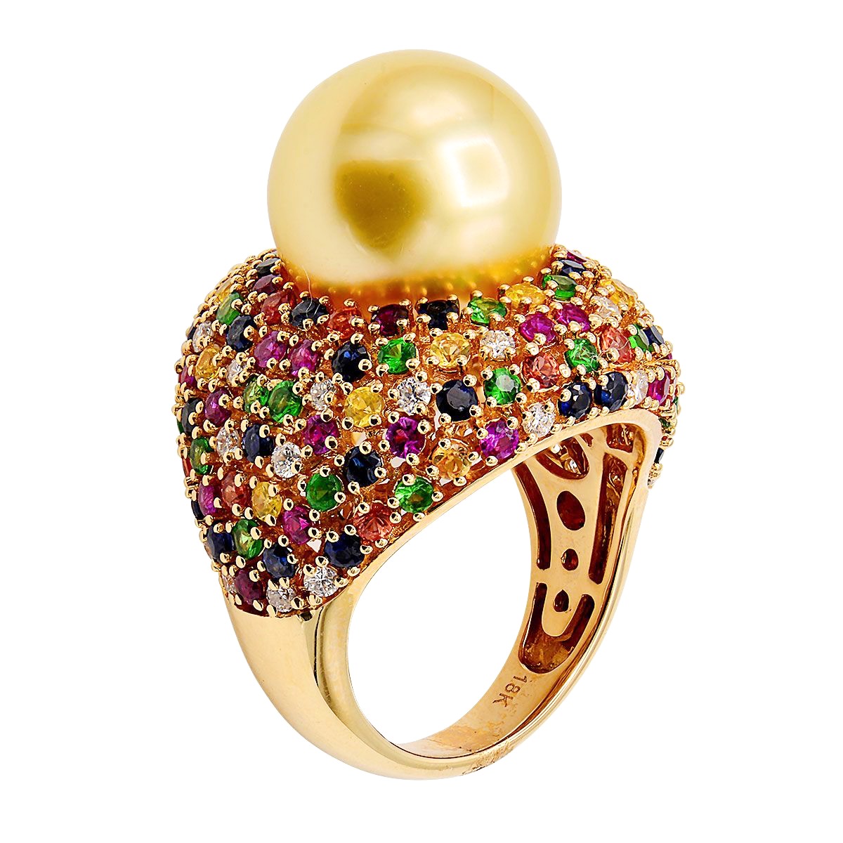 images South Sea Pearl Cocktail Ring