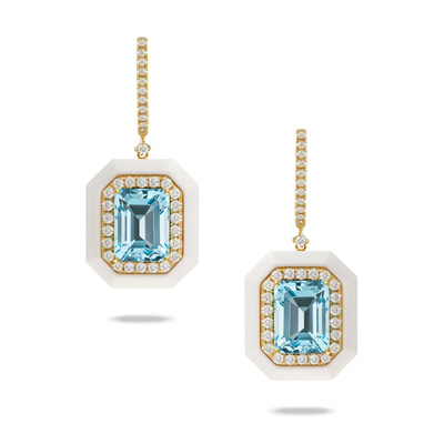 14K Gold Diamond Earrings