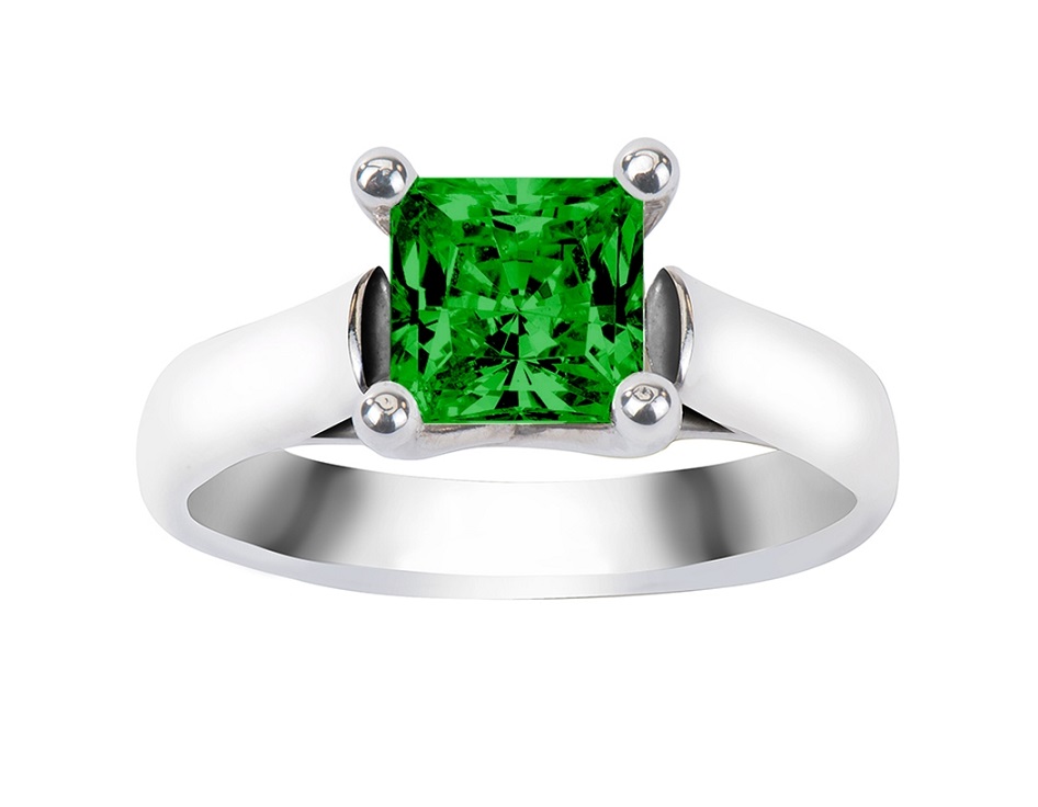 Six Prong Solitaire Engagement Ring Setting