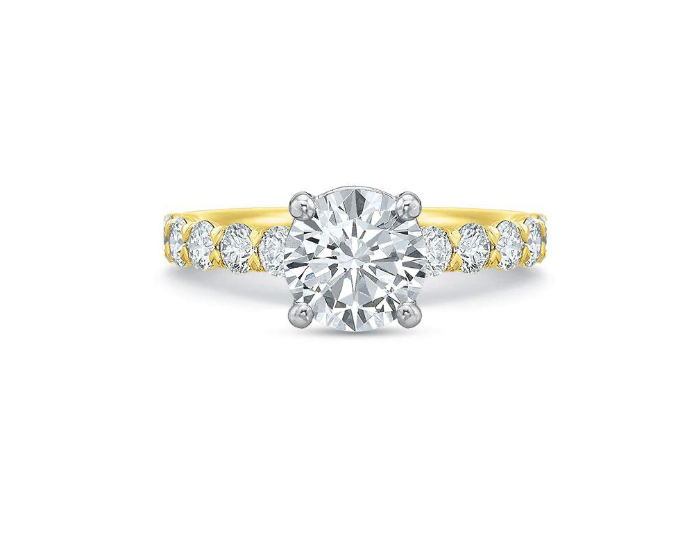 Olivia Halo Diamond Engagement Ring