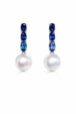 Sapphire South Sea Earrings