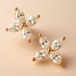 Diamond inside out earrings