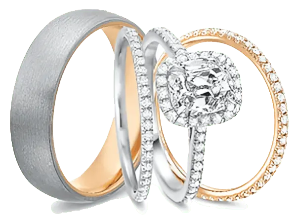 Emerald Diamond Engagement Ring