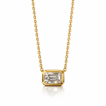 Oval Diamond Necklace