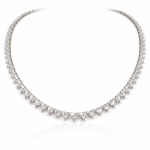 Oval Diamond Necklace