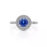Pave Flower Diamond Earrings
