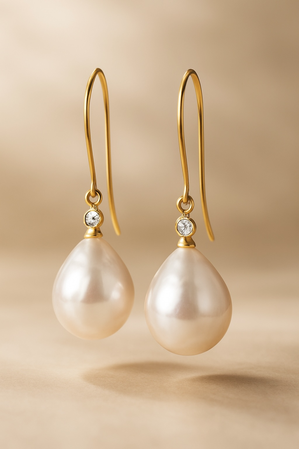 pearlearring 18kt Yellow Gold Pearl Earrings