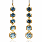 18kt Yellow Gold Pearl Earrings